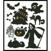 Artecy Cross Stitch Halloween Motifs 2 10834 Cross Stitch Chart Hard Copy