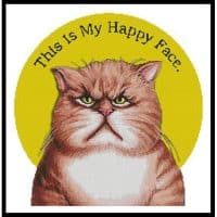 Artecy Cross Stitch Happy Face 10138 GG Cross Stitch Chart Hard Copy