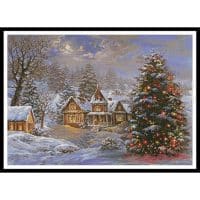 Artecy Cross Stitch Happy Holidays Painting 11992 ARTL Cross Stitch Chart Hard Copy