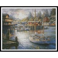 Artecy Cross Stitch Harbor 11551 ARTL Cross Stitch Chart Hard Copy