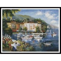 Artecy Cross Stitch Harbor of Love 10398 DPKS Cross Stitch Chart Hard Copy