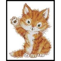 Artecy Cross Stitch Hello Kitten 12174 LF Cross Stitch Chart Hard Copy