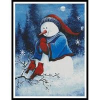 Artecy Cross Stitch Hello Winter Friends 12136 PFLD Cross Stitch Chart Hard Copy