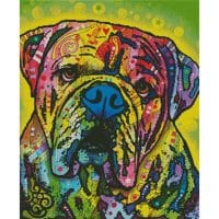 Artecy Cross Stitch Hey Bulldog 14218 ARTL Cross Stitch Chart Hard Copy