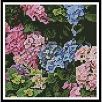 Artecy Cross Stitch Hydrangeas Mini 11705 Cross Stitch Chart Hard Copy