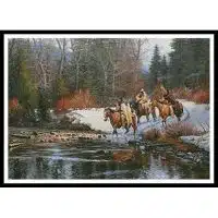 Artecy Cross Stitch Indian Winter 12253 MK Cross Stitch Chart Hard Copy