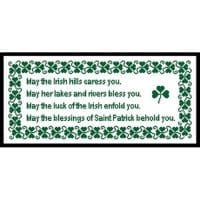 Artecy Cross Stitch Irish Blessing 12455 Cross Stitch Chart Hard Copy