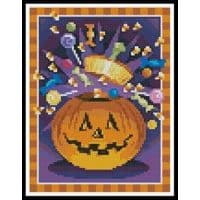 Artecy Cross Stitch Jack O Lantern Mini 11045 Cross Stitch Chart Hard Copy