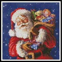 Artecy Cross Stitch Jolly Old St Nick 10878 INT Cross Stitch Chart Hard Copy
