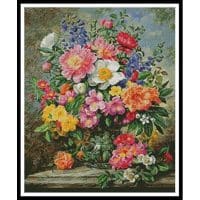 Artecy Cross Stitch June Flowers in Radiance Mini 13253 Cross Stitch Chart Hard Copy