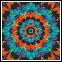 Artecy Cross Stitch Kaleidoscope 4 Crop 13364 Cross Stitch Chart Hard Copy