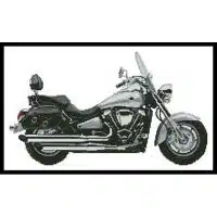 Artecy Cross Stitch Kawasaki Vulcan 2000 13516 Cross Stitch Chart Hard Copy