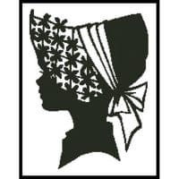 Artecy Cross Stitch Lady Silhouette 3 10196 Cross Stitch Chart Hard Copy