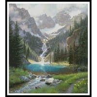 Artecy Cross Stitch Lake Solitude 11932 MK Cross Stitch Chart Hard Copy