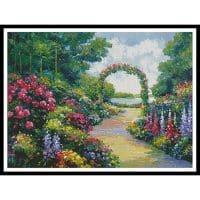 Artecy Cross Stitch Lakeside Arbour 11063 ARTL Cross Stitch Chart Hard Copy