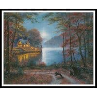Artecy Cross Stitch Lakeside Dreams Large 13606 MK Cross Stitch Chart Hard Copy