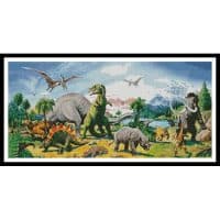 Artecy Cross Stitch Land of the Dinosaurs 10255 GG Cross Stitch Chart Hard Copy