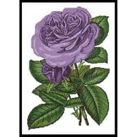 Artecy Cross Stitch Lavender Roses Print 11588 Cross Stitch Chart Hard Copy