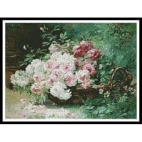 Artecy Cross Stitch Les Roses du Jardin 10474 Cross Stitch Chart Hard Copy