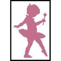 Artecy Cross Stitch Little Ballerina 11740 JP Cross Stitch Chart Hard Copy