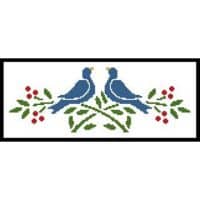 Artecy Cross Stitch Little Lovebirds 12173 JP Cross Stitch Chart Hard Copy
