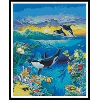 Artecy Cross Stitch Living Ocean 10391 MGL Cross Stitch Chart Hard Copy