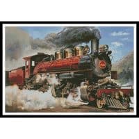 Artecy Cross Stitch Locomotive 10877 ARTL Cross Stitch Chart Hard Copy