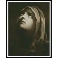 Artecy Cross Stitch Madonna Looking Up 11668 Cross Stitch Chart Hard Copy
