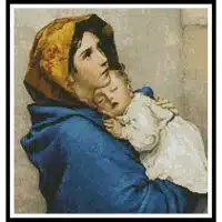 Artecy Cross Stitch Madonna of the Streets Crop 14087 Cross Stitch Chart Hard Copy