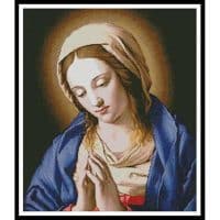 Artecy Cross Stitch Madonna Praying 10108 Cross Stitch Chart Hard Copy