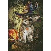 Artecy Cross Stitch Magic Cat Mini 14474 Cross Stitch Chart Hard Copy