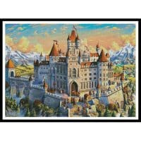 Artecy Cross Stitch Magnificent Castle Large 13710 MGL Cross Stitch Chart Hard Copy