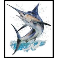 Artecy Cross Stitch Marlin Painting 13251 JQ Cross Stitch Chart Hard Copy
