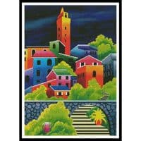 Artecy Cross Stitch Mediterranean 6 11933 PFLD Cross Stitch Chart Hard Copy