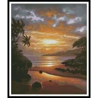 Artecy Cross Stitch Memories of the Sunset 11991 ARTL Cross Stitch Chart Hard Copy