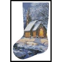 Artecy Cross Stitch Midnight Clear Stocking Left 12743 MK Cross Stitch Chart Hard Copy