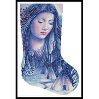 Artecy Cross Stitch Midwinter Dreams Stocking Right 12749 PFLD Cross Stitch Chart Hard Copy