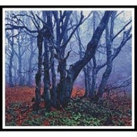 Artecy Cross Stitch Misty Forest Crop 13920 Cross Stitch Chart Hard Copy