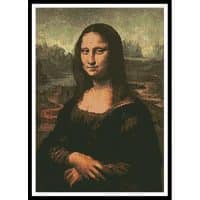 Artecy Cross Stitch Mona Lisa 12727 Cross Stitch Chart Hard Copy