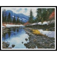 Artecy Cross Stitch Montana Stream 11606 MK Cross Stitch Chart Hard Copy