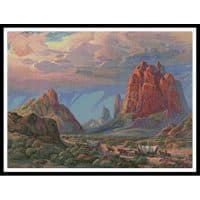 Artecy Cross Stitch Monument Valley 12387 Cross Stitch Chart Hard Copy