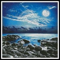 Artecy Cross Stitch Moonlight Bay Photo 14018 Cross Stitch Chart Hard Copy