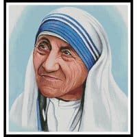 Artecy Cross Stitch Mother Teresa 11636 MB Cross Stitch Chart Hard Copy