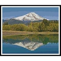 Artecy Cross Stitch Mount Baker 10972 Cross Stitch Chart Hard Copy