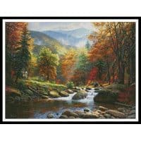 Artecy Cross Stitch Mountain Music 12314 MK Cross Stitch Chart Hard Copy