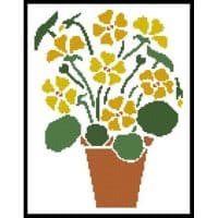 Artecy Cross Stitch Nasturtium 12223 JP Cross Stitch Chart Hard Copy