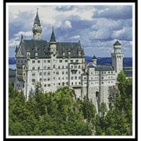 Artecy Cross Stitch Neuschwanstein Castle 2 Crop 13231 Cross Stitch Chart Hard Copy