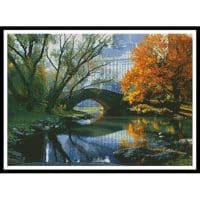 Artecy Cross Stitch New York in October 10415 Cross Stitch Chart Hard Copy