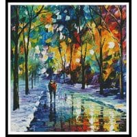 Artecy Cross Stitch Night Colors Crop 13439 LA Cross Stitch Chart Hard Copy