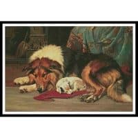 Artecy Cross Stitch No Walk Today 11309 Cross Stitch Chart Hard Copy
